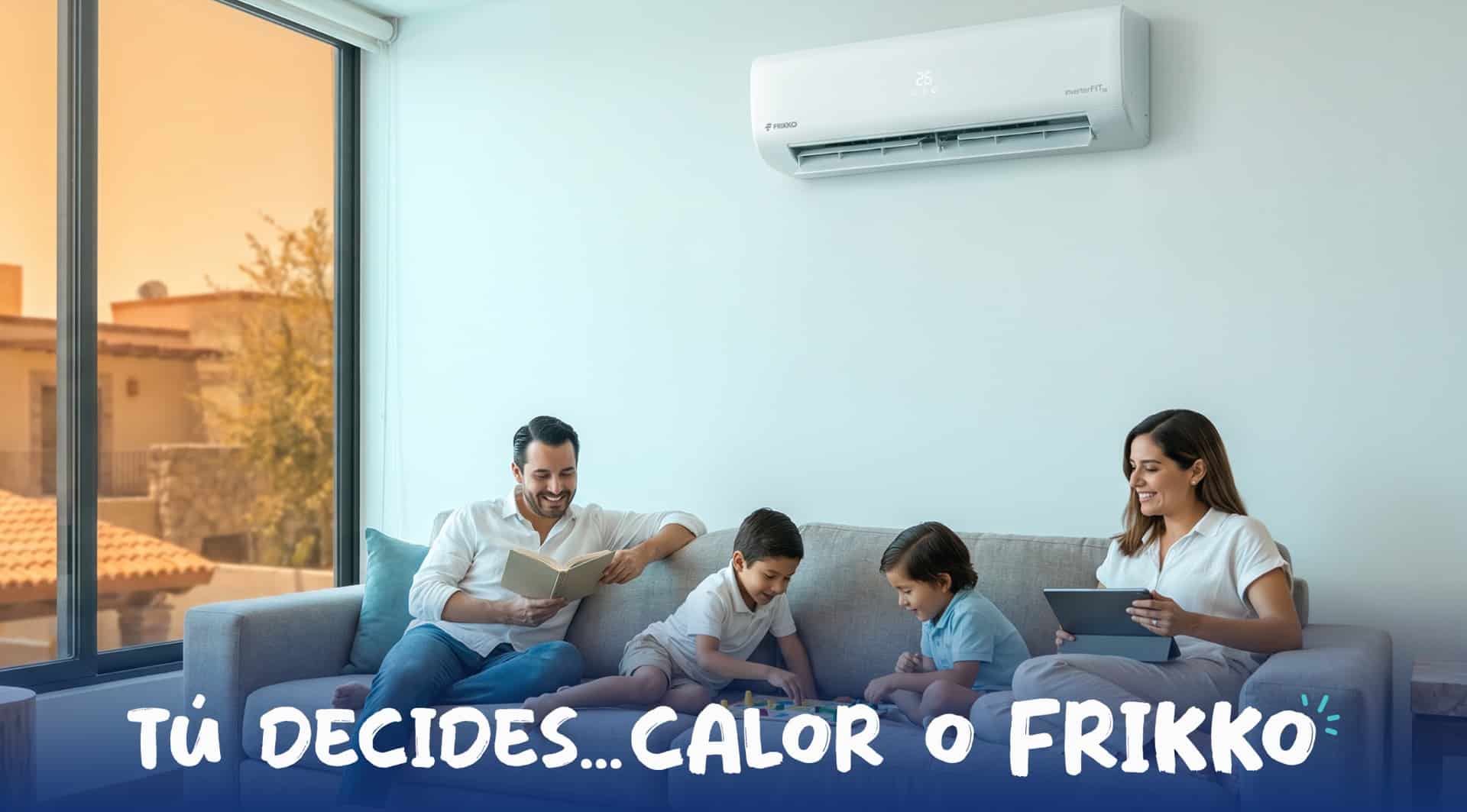 Minisplit Frikko para hogar familiar en México