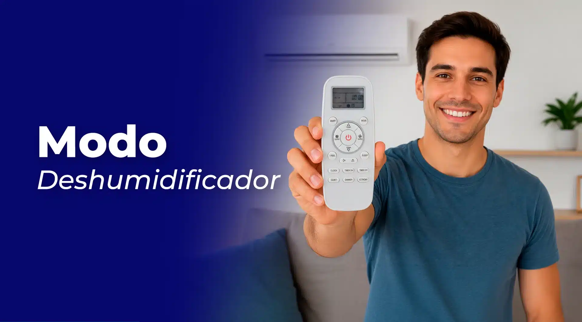 Modo deshumidificador o Dry en un minisplit Frikko
