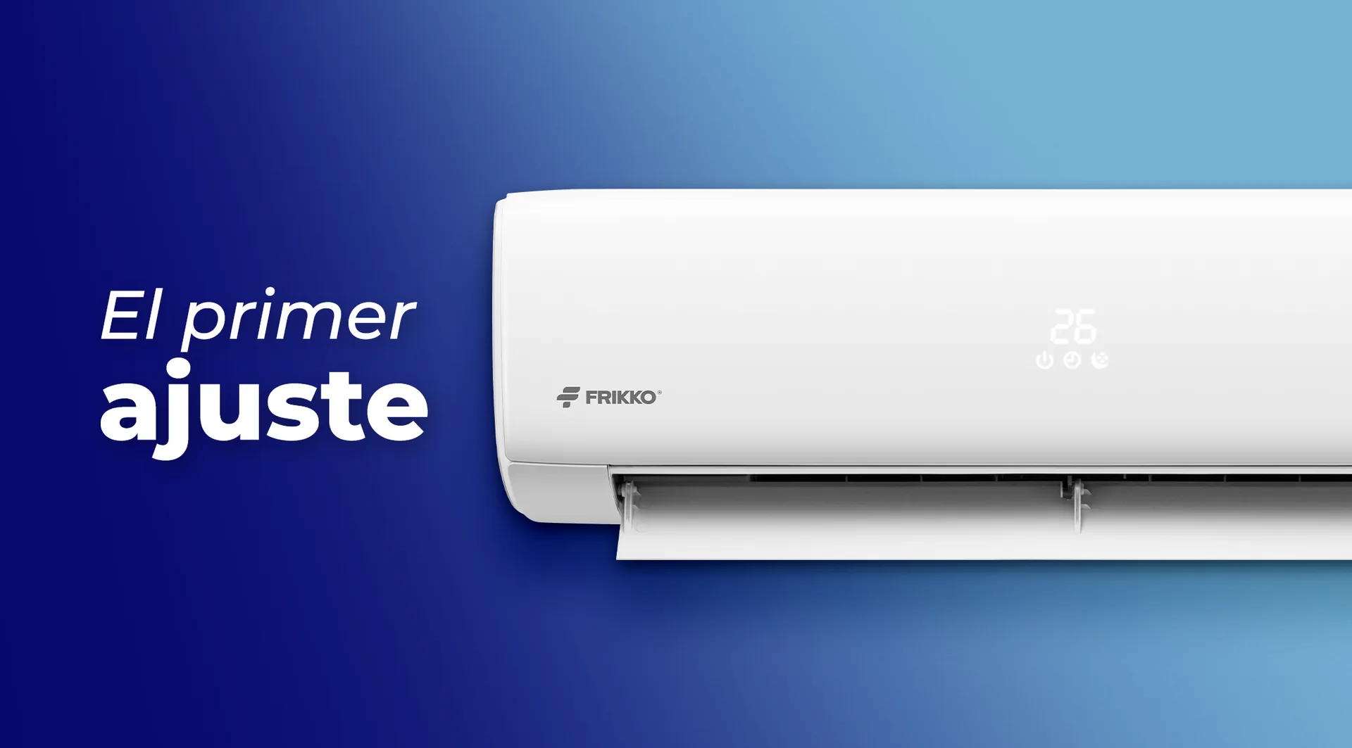Temperatura eficiente de minisplit Frikko entre 24 y 26 grados