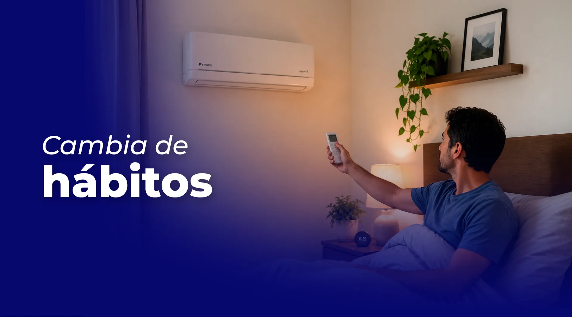 Uso eficiente del minisplit Frikko durante el día