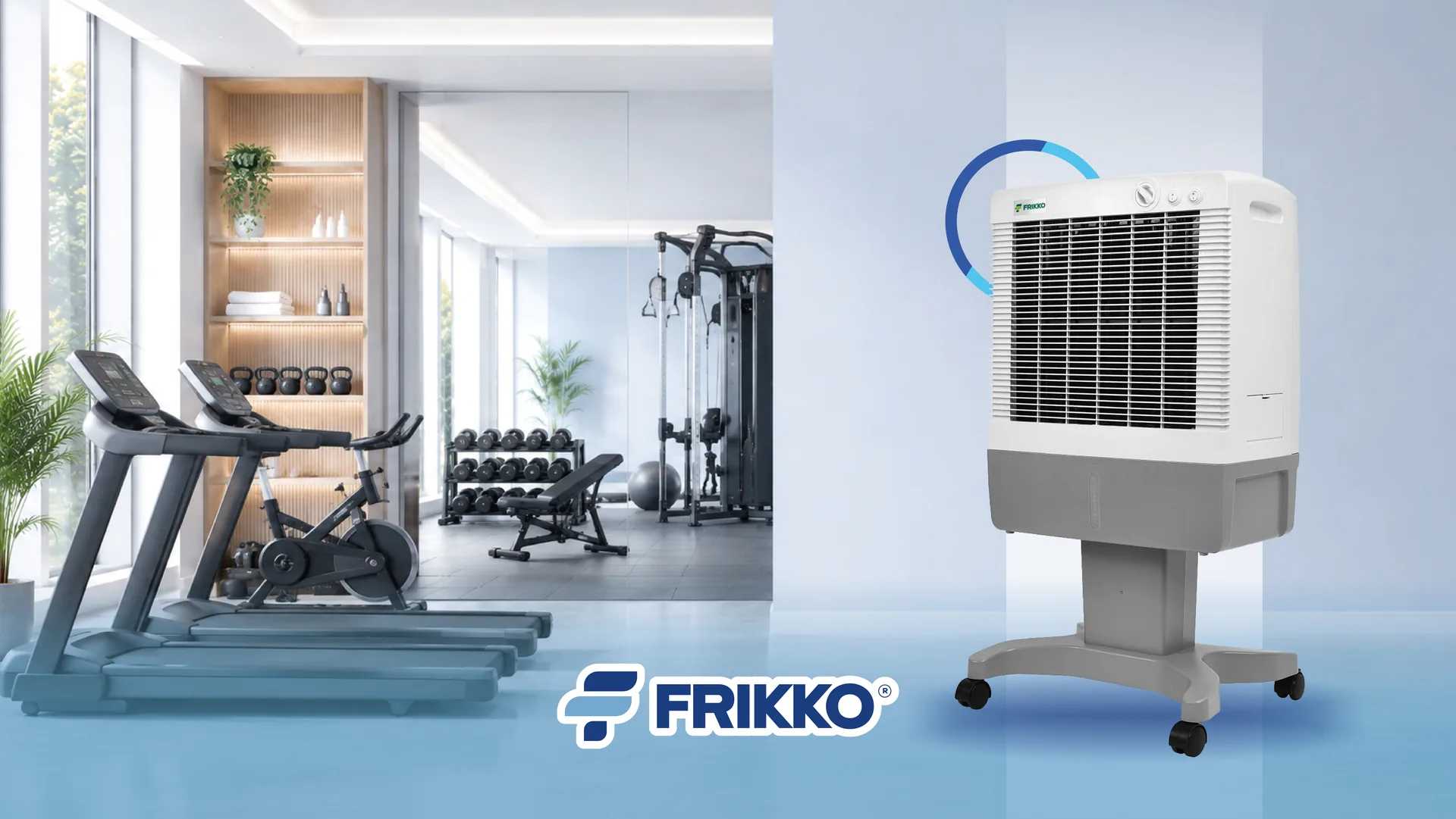 Climatización Frikko para gimnasio o estudio