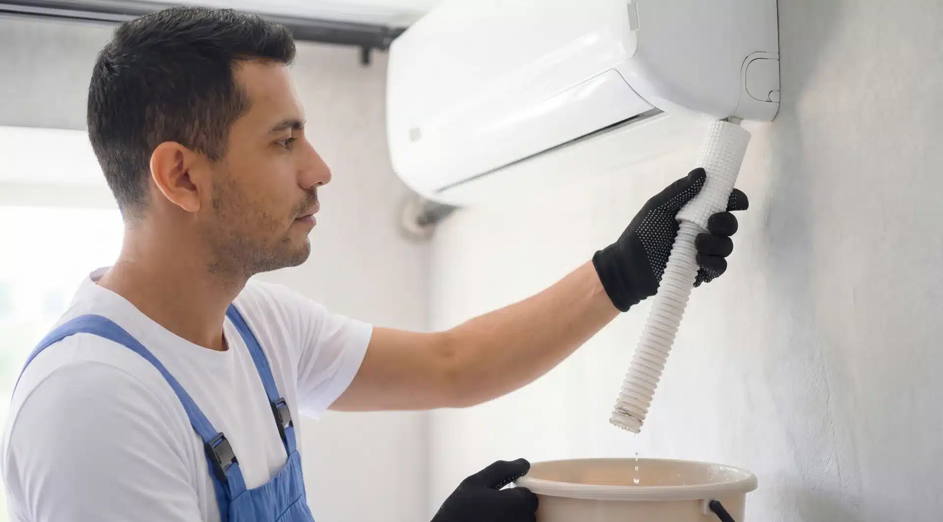 Limpieza de drenaje de aire acondicionado