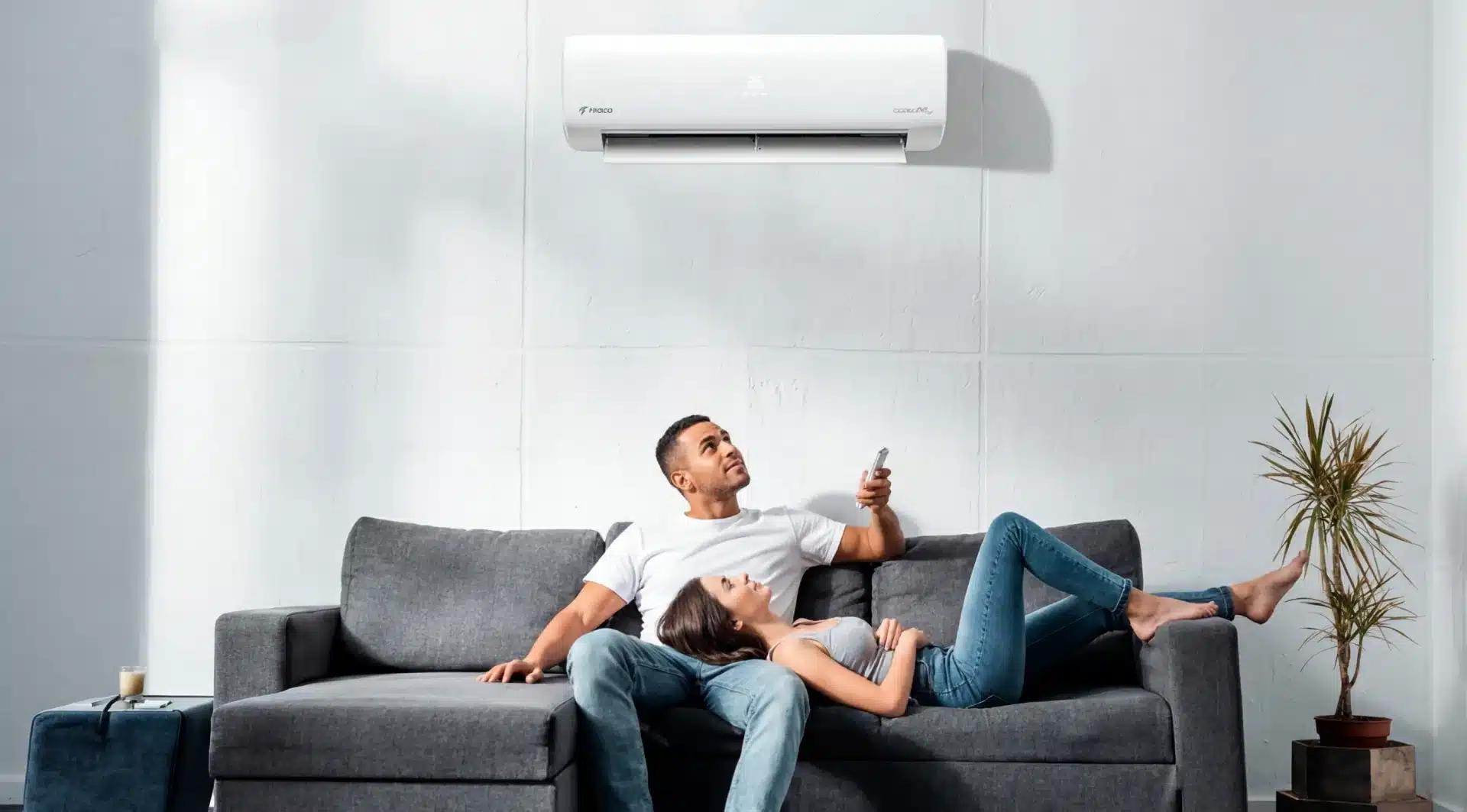 Familia disfrutando clima ideal en casa